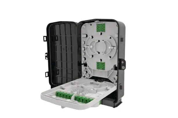 Produktfoto 1 von HellermannTyton Connectivity LWL-Rangierfeld LC-APC Simplex Duplex für 16 Port 154 mm Wandkasten
