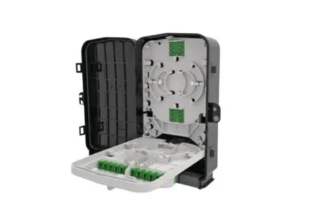 Produktfoto 1 von HellermannTyton Connectivity LWL-Rangierfeld LC-APC Simplex Duplex für 16 Port 154 mm Wandkasten