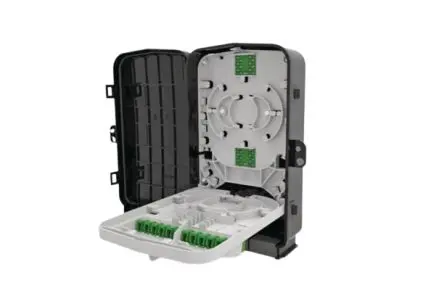 Produktfoto 1 von HellermannTyton Connectivity LWL-Rangierfeld LC-APC Simplex Duplex für 16 Port 154 mm Wandkasten