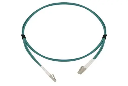 Produktfoto 1 von HellermannTyton Connectivity OM3 LWL-Kabel 3 m, Raucharm halogenfrei Hellblau LC LC