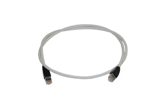 Produktfoto 1 von HellermannTyton Connectivity Category 6A Cat6a Ethernet-Kabel, 5 m, Grau, A Gerade Stecker, B Gerade Stecker