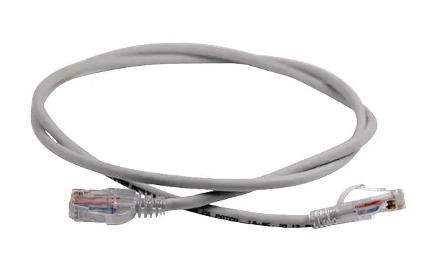Produktfoto 1 von HellermannTyton Connectivity Category 6 Kat. 6 Ethernet-Kabel, 5 m, Grau, A Gerade Stecker, B Gerade Stecker