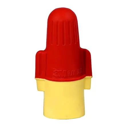 Produktfoto 1 von 3M Buchse 3M Wire Connectors ø 3.7 mm Isoliert Rot, Gelb 22 AWG Rundsteckhülse 8 AWG