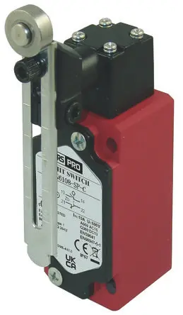 Produktfoto 1 von RS PRO SN61 Endschalter, Rollenhebel 1 Schließer/1 Öffner, IP67, Zinkdruckguss 600V ac 10A