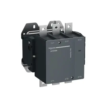 Produktfoto 1 von Schneider Electric LC1E Schütz 220V ac-Spule, 3-polig, 440V / 500 A 220V ac 250 kW 3 Schließer Motorsteuerung,