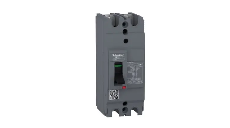 Produktfoto 1 von Schneider Electric EasyPact Easypact, Kompaktschutzschalter 2-polig, 20 A Feststehend / Abschaltvermögen 30 kA 550 V ac