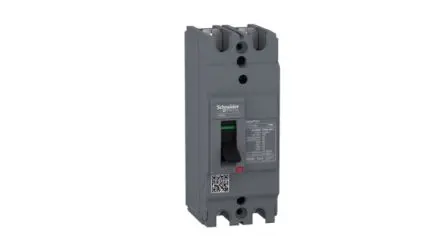 Produktfoto 1 von Schneider Electric EasyPact Easypact, Kompaktschutzschalter 2-polig, 20A Feststehend / Abschaltvermögen 30 kA 550V ac