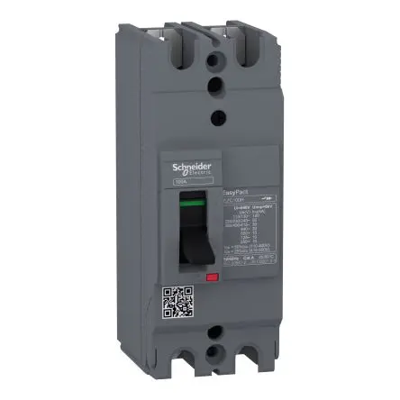 Produktfoto 1 von Schneider Electric EasyPact Easypact, Kompaktschutzschalter 2-polig, 30A Feststehend / Abschaltvermögen 30 kA 550V ac