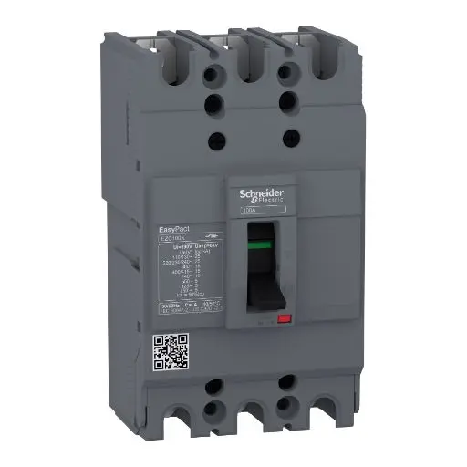 Schneider Electric EasyPact Easypact, Kompaktschutzschalter 3-polig, 15 A Feststehend / Abschaltvermögen 15 kA 550 V ac