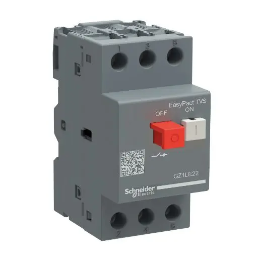 Produktfoto 1 von Schneider Electric EasyPact GZ1 Motorschutzschalter, 18 A 690 V AC x 44.5mm