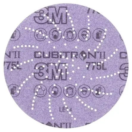 Produktfoto 1 von 3M 3M Xtract Cubitron II Film Disc 775L Keramik Schleifscheibe Schleifscheibe Ø 127 mm, Korngröße 50/250 220+ 250 pro