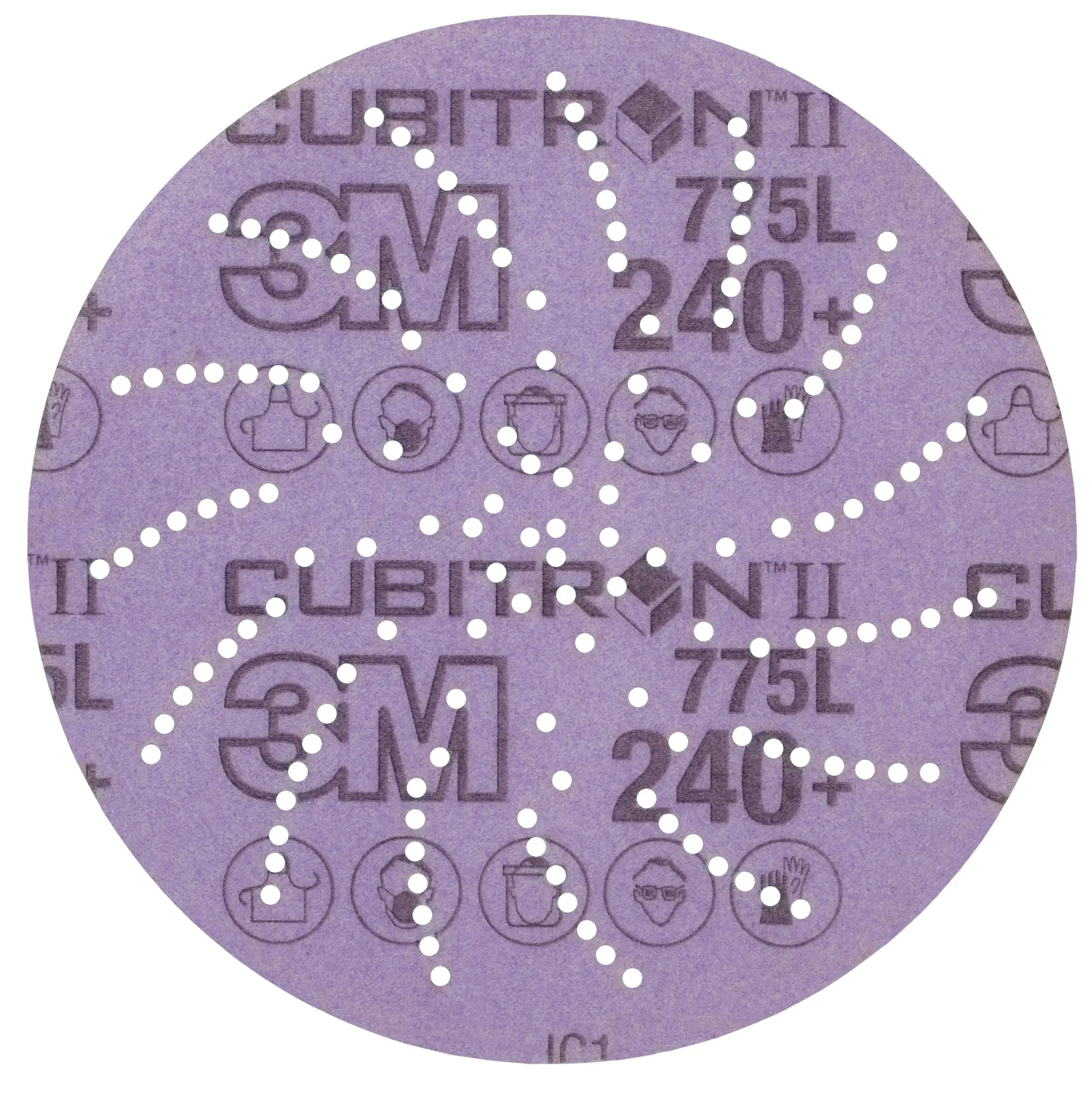 Produktfoto 1 von 3M 3M Xtract Cubitron II Film Disc 775L Keramik Schleifscheibe Schleifscheibe Ø 127 mm, Korngröße 50/250 240+ 250 Per