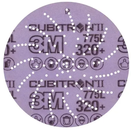 Produktfoto 1 von 3M 3M Xtract Cubitron II Film Disc 775L Keramik Schleifscheibe Schleifscheibe Ø 127 mm, Korngröße 50/250 320+ 250 pro