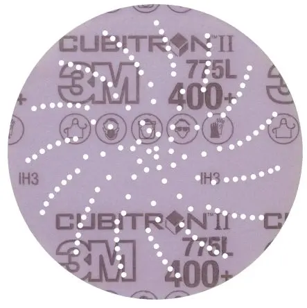 Produktfoto 1 von 3M 3M Xtract Cubitron II Film Disc 775L Keramik Schleifscheibe Schleifscheibe Ø 127 mm, Korngröße 50/250 400 250 pro