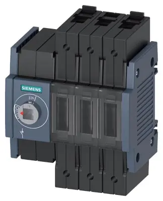 Produktfoto 1 von Siemens SENTRON Trennschalter / 3-polig offen, 0 Sicherungsgröße