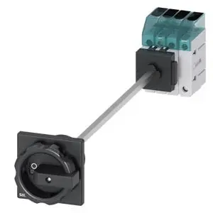 Produktfoto 1 von Siemens 3LD Trennschalter 3-polig DIN-Hutschiene 63A 22 kW Schwarz IP65