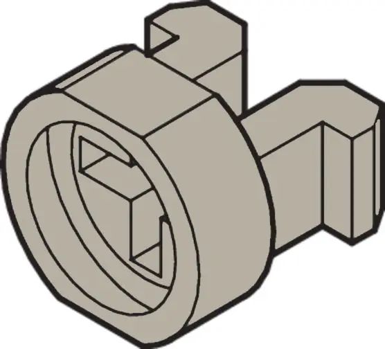 Produktfoto 1 von nVent SCHROFF Hülse für Frontplatte 6 mm, Polyamid 6, M2.5 6.9 mm, 100 Per Pack Stück 6.8 mm