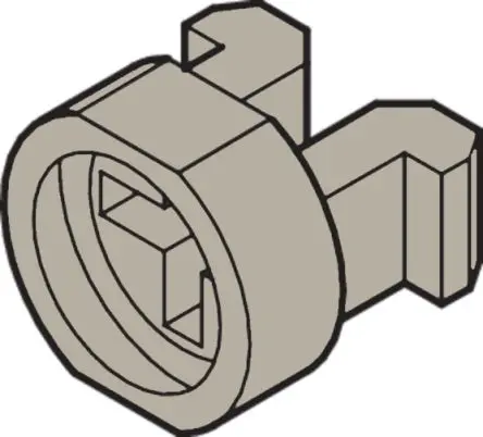 Produktfoto 1 von nVent SCHROFF Hülse, Hülse für Frontplatte 6 mm, Polyamid 6, M2.5 6.9 mm, 100 pro Paket Stück 6.8mm