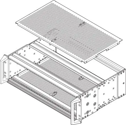 Produktfoto 1 von nVent SCHROFF Aluminium Deckelplatte 235 mm 235mm