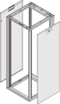Produktfoto 1 von nVent SCHROFF Stahl Seitenwand 12 U