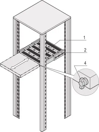 Produktfoto 1 von nVent SCHROFF Novastar Ablagefach, Stahl x 682 mm
