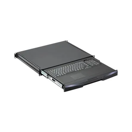 Produktfoto 1 von nVent SCHROFF 1 U Schublade Tiefschwarz x 400 mm