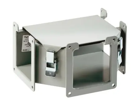 Produktfoto 1 von nVent HOFFMAN F44 Kabelkanal Abdeckung, Weichstahl 102 mm 102mm