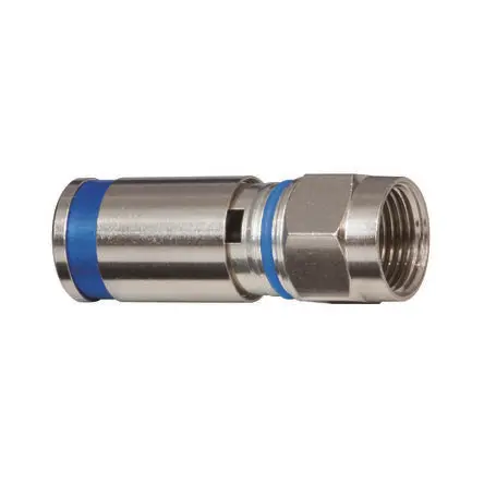 Produktfoto 1 von Klein Tools Buchse Koaxialsteckverbinder F-Steckverbinder, Kabel, für RG6-Kabel Crimpbefestigung, Gerade