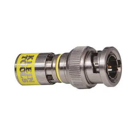 Produktfoto 1 von Klein Tools Koaxialsteckverbinder BNC-Steckverbinder, Kabel, für RG6-Kabel Crimpbefestigung, Gerade