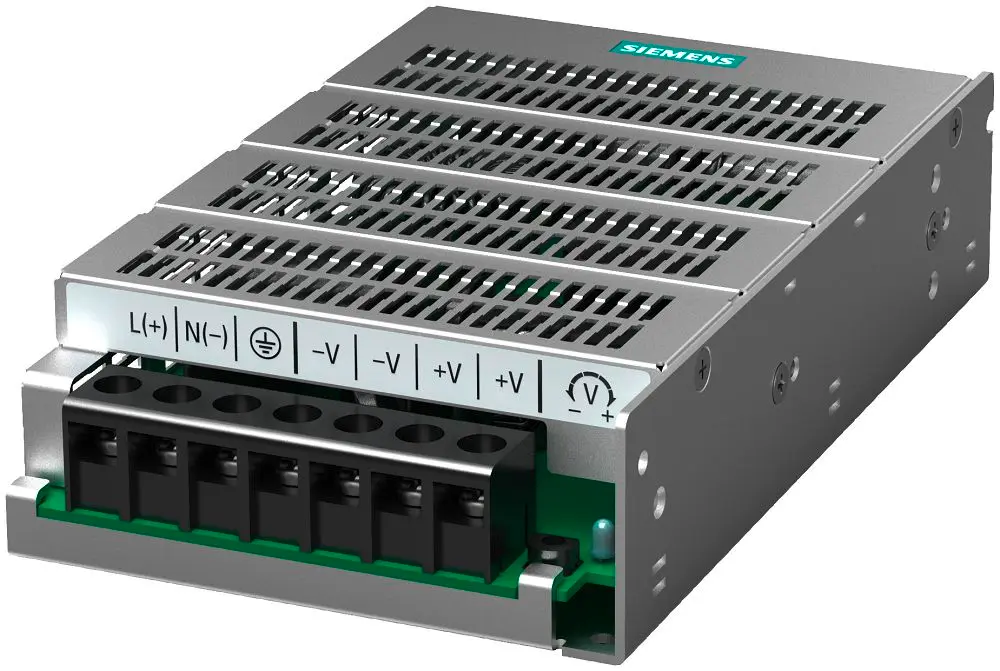 Produktfoto 1 von Siemens 6EP1322 Schaltnetzteil, 12V dc / 8.5A 100W 100 → 240V ac, DIN-Schienen-Montage
