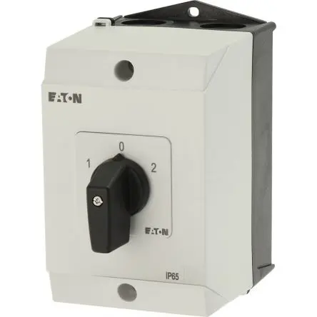 Produktfoto 1 von Eaton Eaton Moeller T3 Nockenschalter 32 A, 3-phasig, 3-Stufen Kurz Schraube, 60 °-Wurfwinkel