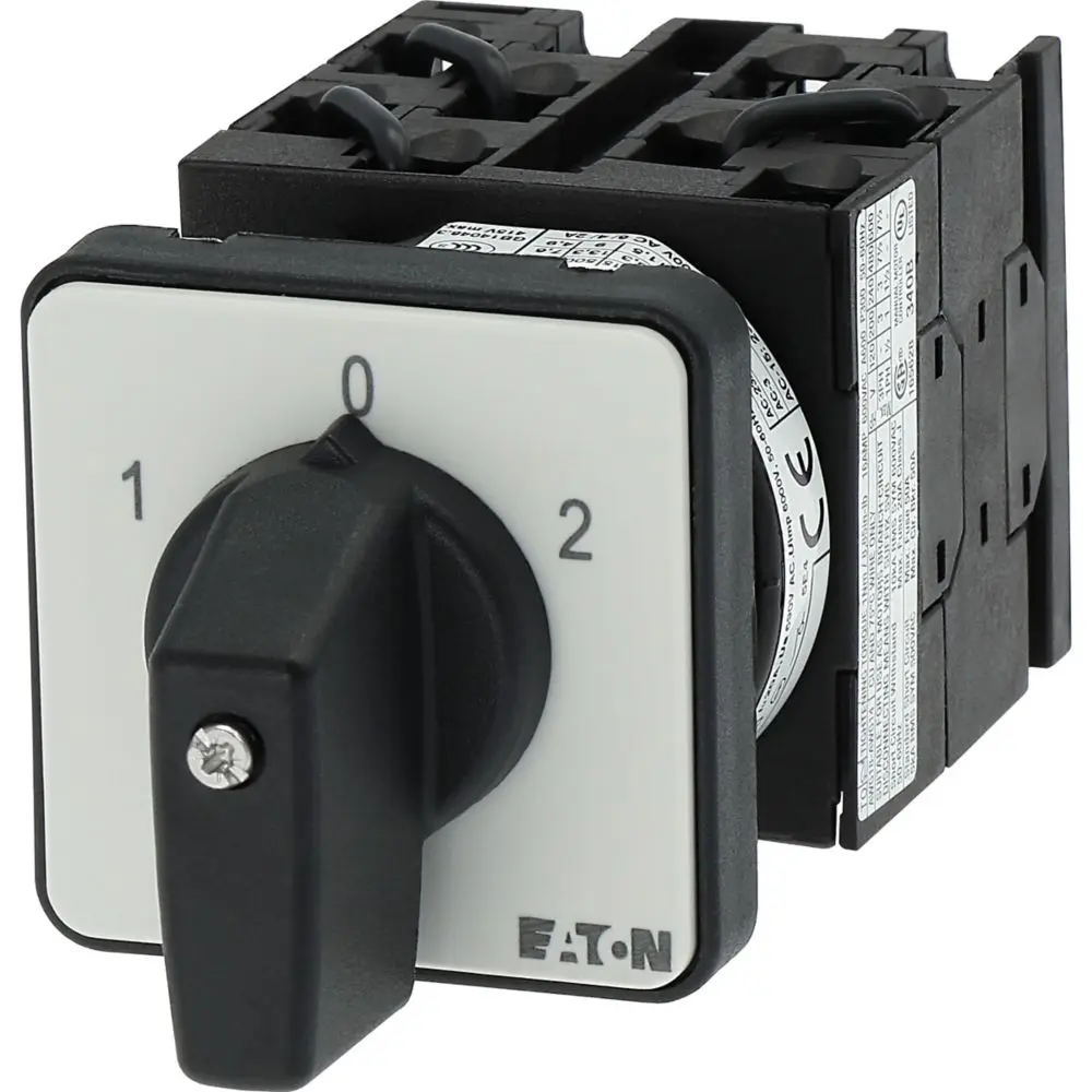 Produktfoto 1 von Eaton Eaton Moeller Series T0 Nockenschalter, 3-polig / 20A, Schließer/Öffner, 690V ac, 3-phasig, 3-Stufen Schraub,