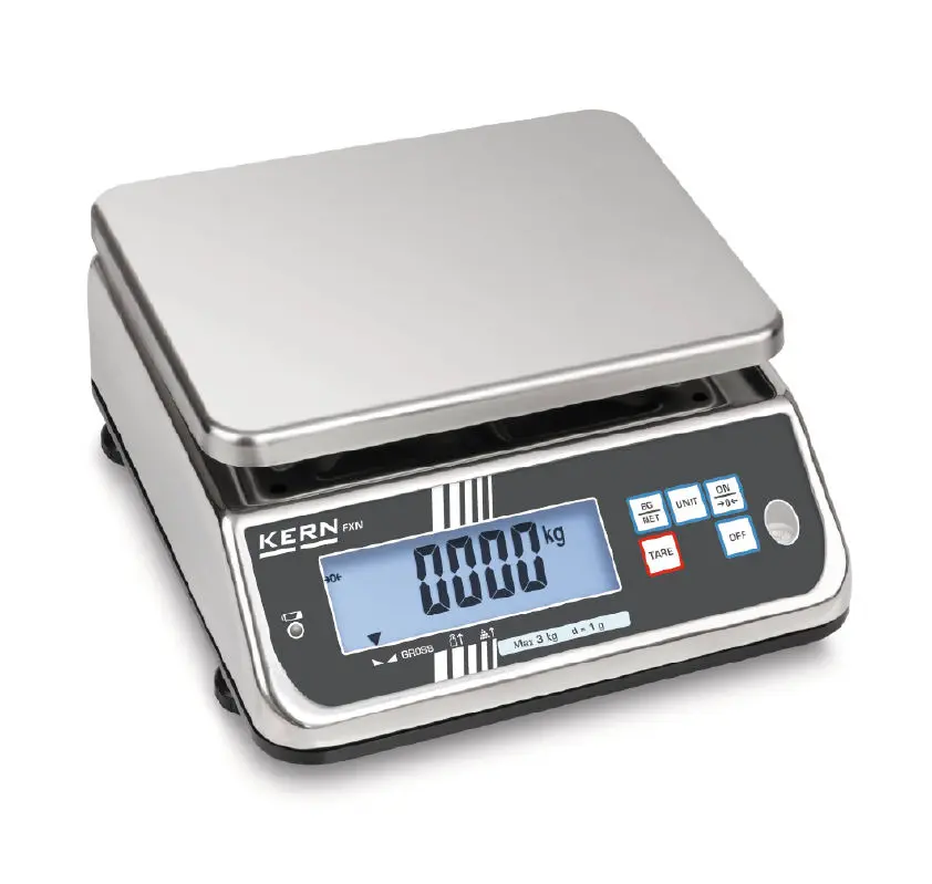 Produktfoto 1 von Kern FXN 3K-4N Tischwaage mit Zählfunktion 3kg / Auflösung 0,5 g