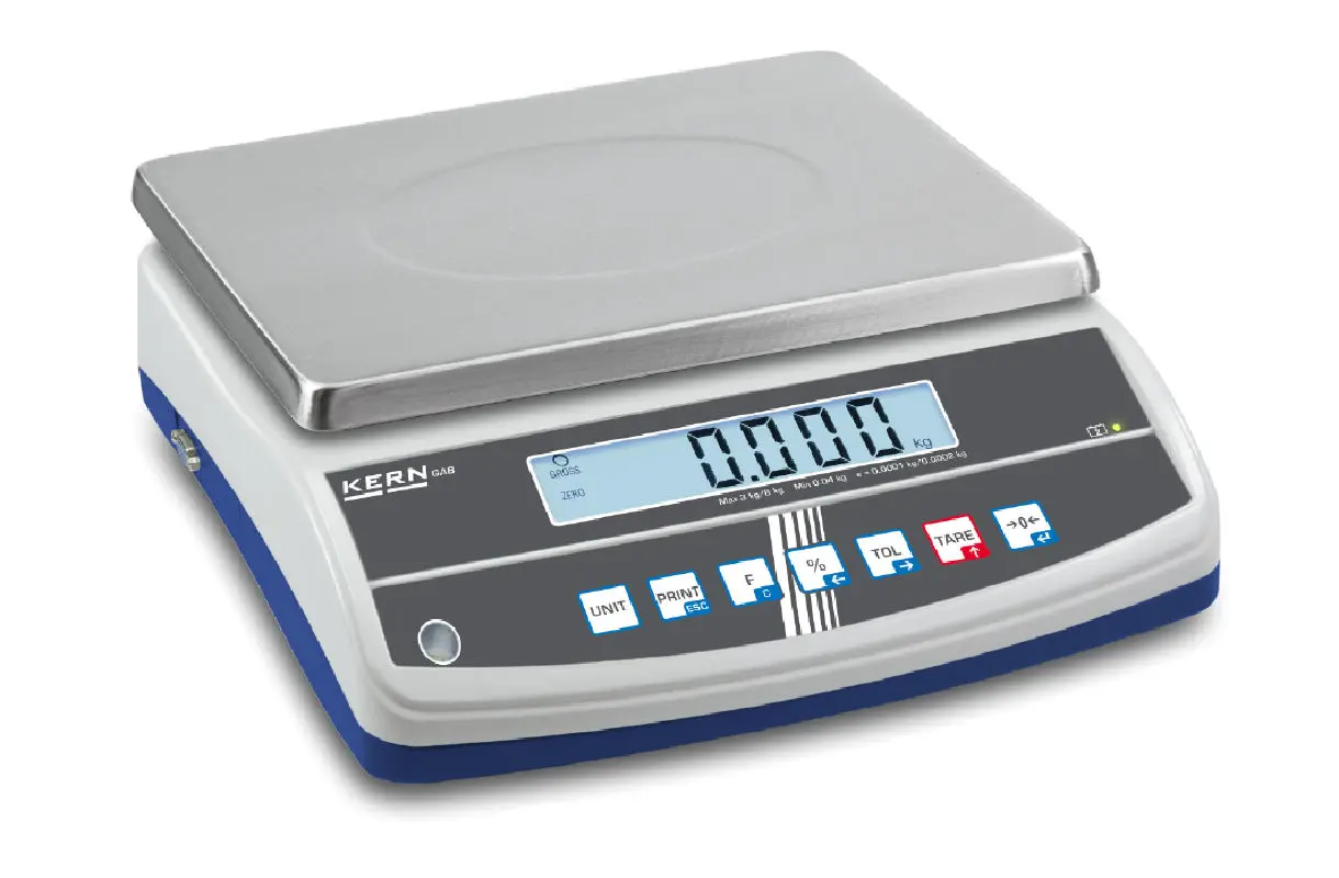 Produktfoto 1 von Kern GAB 6K0.05N Tischwaage mit Zählfunktion 6kg / Auflösung 0,05 g