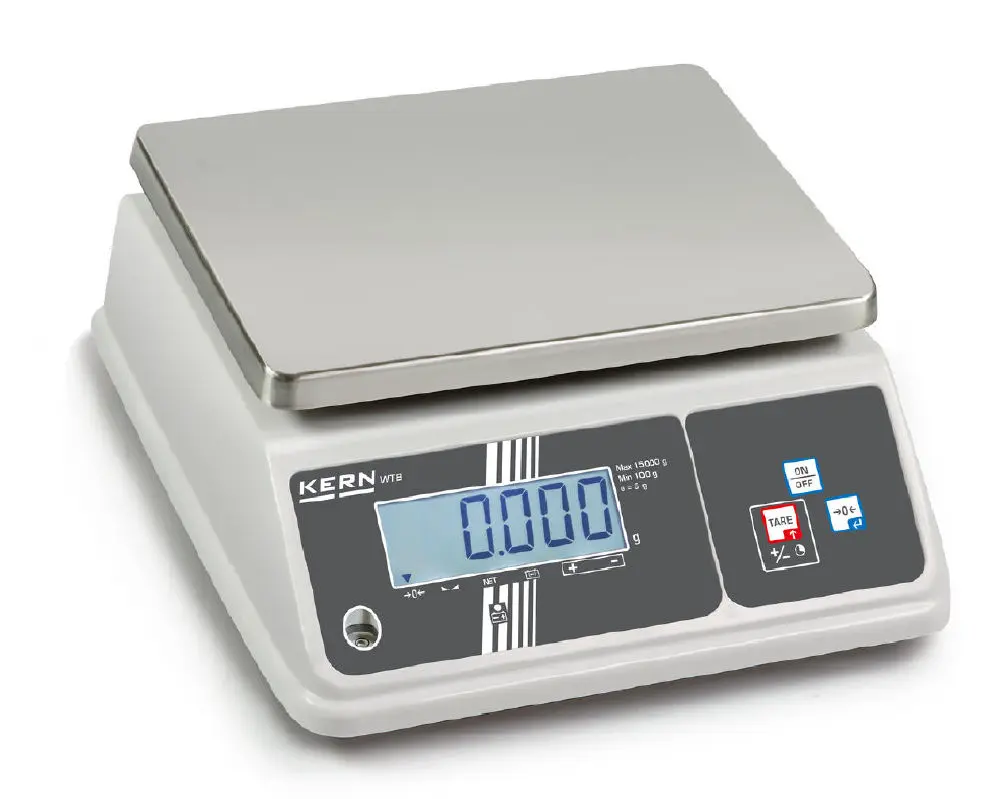 Produktfoto 1 von Kern WTB 10K-3N Tischwaage 15kg / Auflösung 2 g