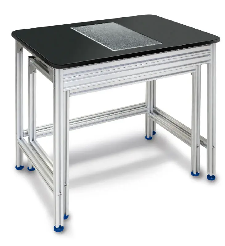 Kern Anti-Vibrations-Wiegetisch Aluminium Werkbank Einstellbare Höhe L. 815 mm B. 770 mm H. 770 mm, Traglast 50t