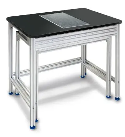 Produktfoto 1 von Kern Anti-Vibrations-Wiegetisch Aluminium Werkbank Einstellbare Höhe L. 815 mm B. 770mm H. 770 mm, Traglast 50t