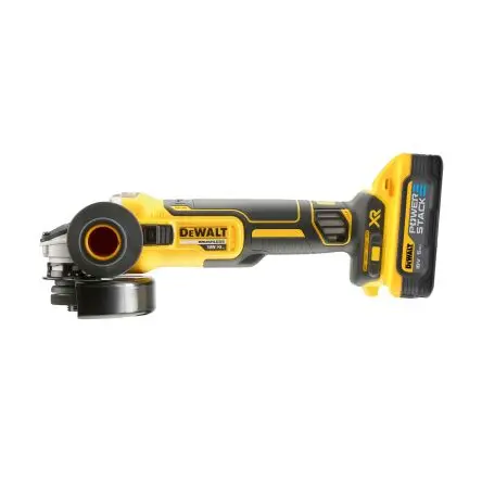 Produktfoto 1 von DeWALT DCG405H2T-QW 18V XR XR Winkelschleifer Bürstenlos / 800 W, Scheiben-Ø 125 mm 5 Ah 9000U/min