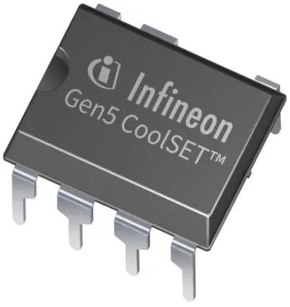 Produktfoto 1 von Infineon ICE5BR39 Leistungskontrollschalter Low-Side Low-Side 4.05 Ω 1 Ausg.