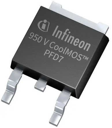 Produktfoto 1 von Infineon IPD Typ N-Kanal MOSFET N 950 V / 13.3 A, 3-Pin TO-252