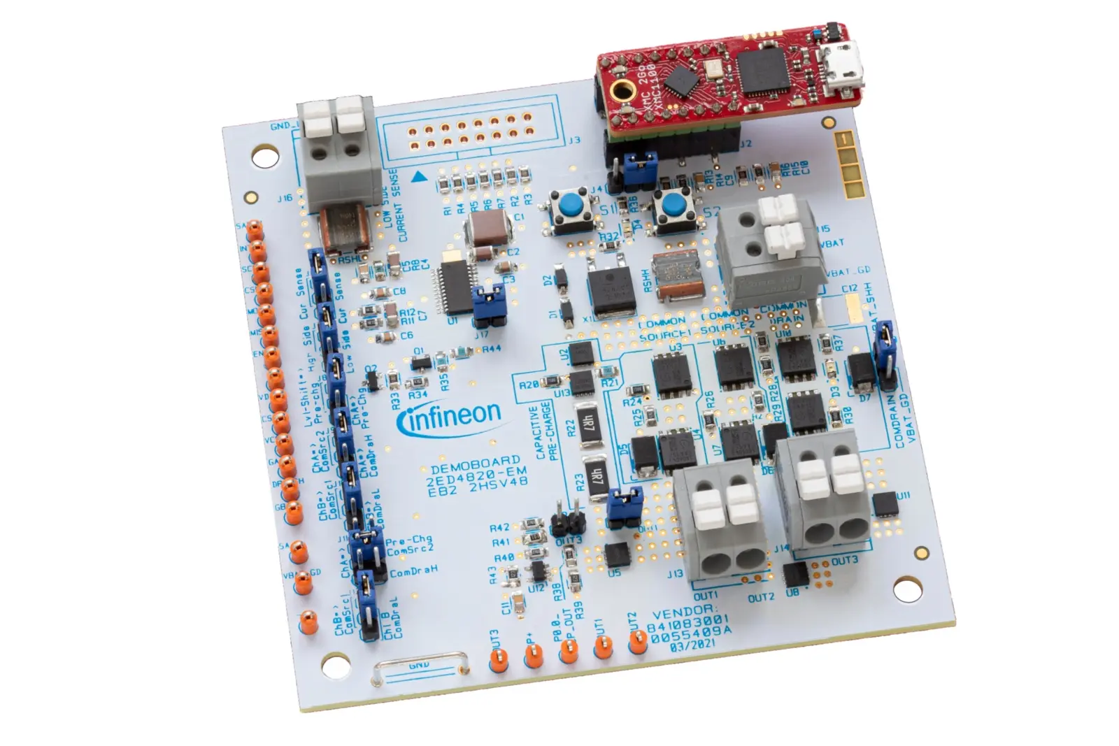 Produktfoto 1 von Infineon 2ED4820-EM Evaluierungsplatine, 2ED4820EB22HSV48TOBO1 Hochseitige Strommessung, für 2ED4820-EM