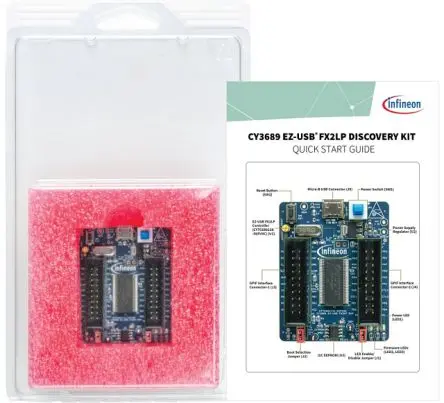 Produktfoto 1 von Infineon Starterkit USB-Mikrocontroller, Mikrocontrollerplatine Evaluierungsplatine FX