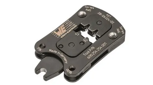 Produktfoto 1 von Wurth Elektronik ConTOOL Crimpmatrize Schwarz