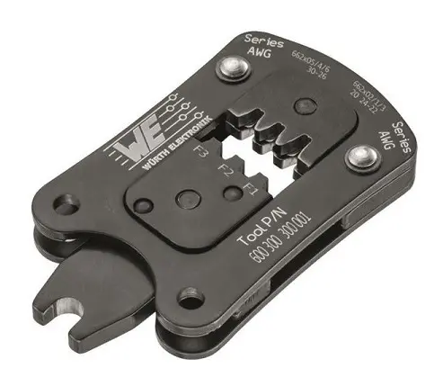Produktfoto 1 von Wurth Elektronik WR-MPC4 Crimpmatrize Schwarz