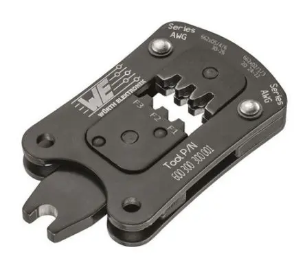 Produktfoto 1 von Wurth Elektronik WR-MPC4 Crimpmatrize Schwarz