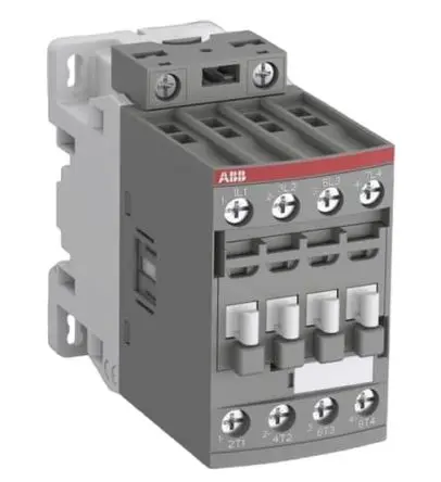Produktfoto 1 von ABB 1SBL2 Schütz 250V, 500 V-Spule, 4-polig, 690V / 45 A 250V, 500 V 11 kW 4 Schließer 0-Hilfskontakte