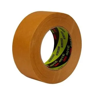 Produktfoto 1 von 3M 401 401E Krepppapier Abdeckband Braun, Stärke 0.17 mm Gummi-Kleber 48mm x 50 m