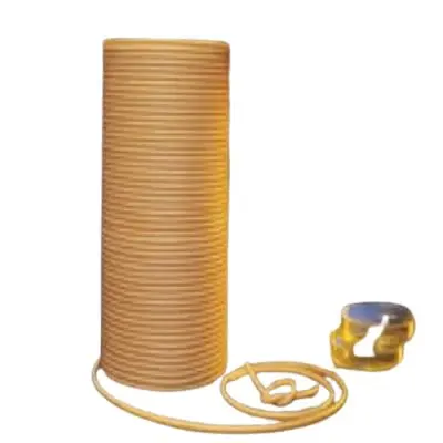 Produktfoto 1 von Saint-Gobain Flexibler Schlauch, Ø 7 mm 10 mm Außen-ø  Braun Naturgummi 0.4 bar x 25 m