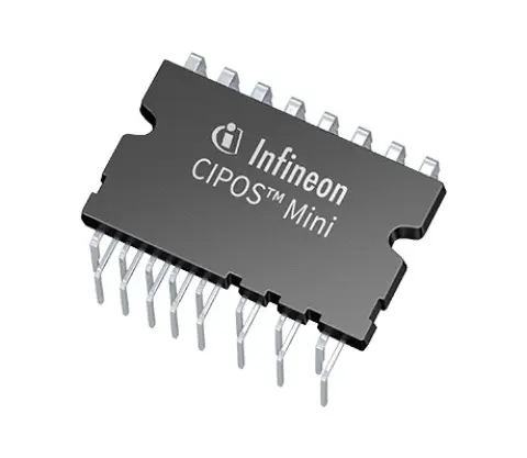 Produktfoto 1 von Infineon Intelligentes Leistungsmodull 3-phasig 600 V, 20 A, 20 kHz, 1800 W, 24-Pin, 18.5 V, Wechselstrommotor,