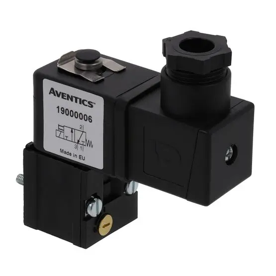 Produktfoto 1 von EMERSON ? AVENTICS 190 Pneumatik-Magnetventil 3/2 Grundplatte, Elektromagnet-betätigt